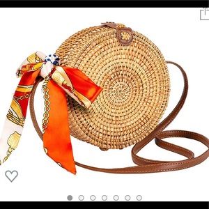 Rattan weave summer bag